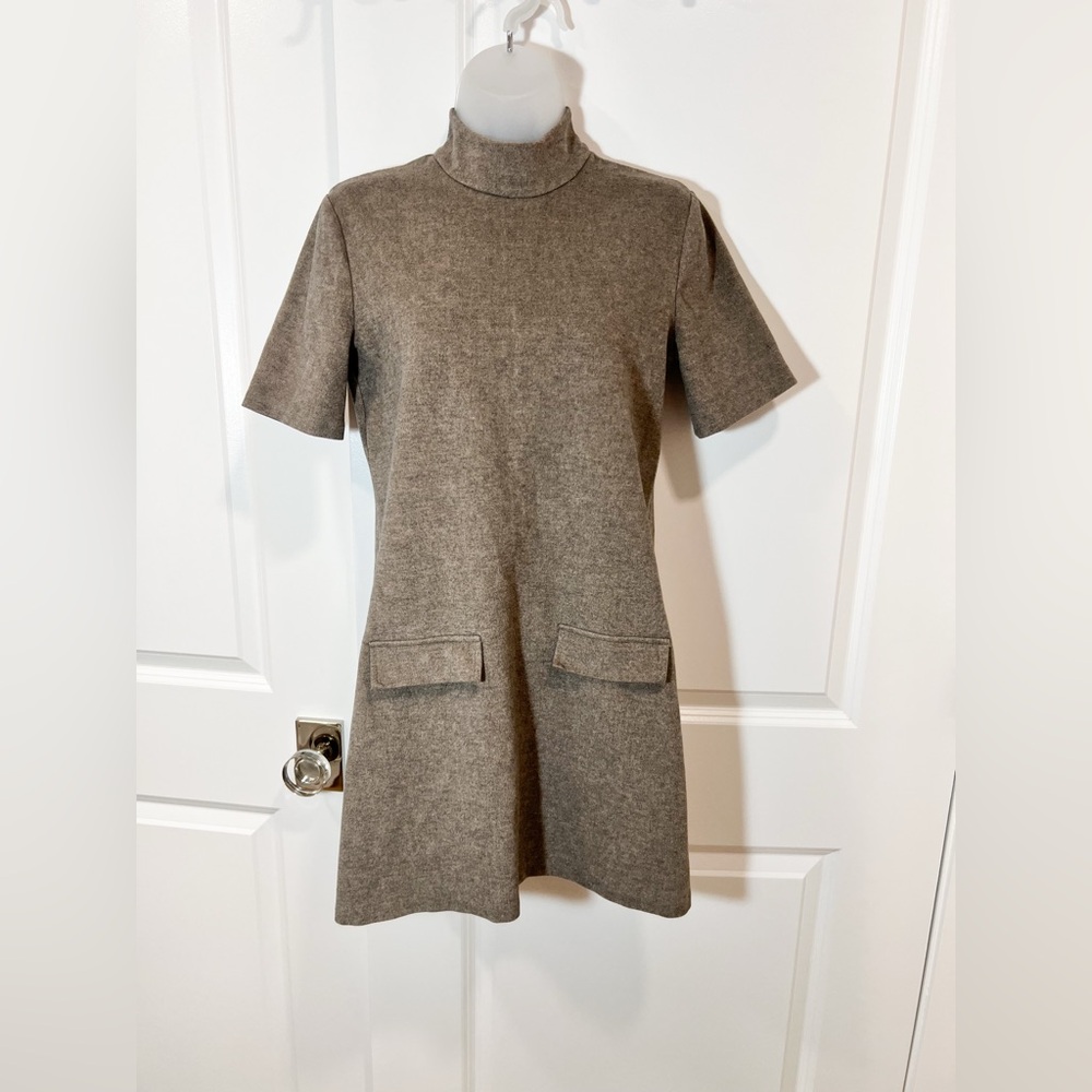 Zara Brown Mini Dress
